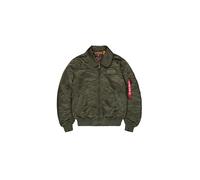 ALPHA INDUSTRIES Chaqueta de entretiempo 'Flying Tigers' oliva / naranja, Talla L