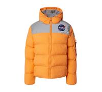 ALPHA INDUSTRIES Chaqueta de entretiempo 'HP NASA' gris / naranja / rojo / blanco XXL gris / naranja / rojo / blanco