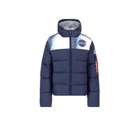 ALPHA INDUSTRIES Chaqueta de entretiempo 'HP Nasa' navy / rojo / blanco M navy / rojo / blanco