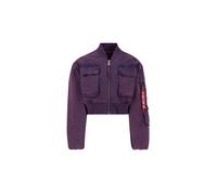 ALPHA INDUSTRIES Chaqueta de entretiempo lila oscuro, Talla M
