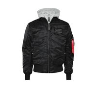 ALPHA INDUSTRIES Chaqueta de entretiempo 'MA-1 D-Tec' rojo / negro L rojo / negro