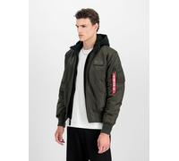 Alpha Industries MA-1 D-Tec Hood Chaquetas bomber Talla S - Verde oscuro
