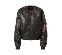 Alpha Industries MA-1 Faux Leather Vintage Chaquetas bomber Talla XS - Marrón vintage