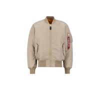 ALPHA INDUSTRIES Chaqueta de entretiempo 'MA-1 Heritage' beige / naranja L beige / naranja