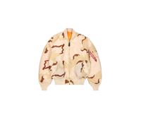 ALPHA INDUSTRIES Chaqueta de entretiempo 'MA-1 Heritage' beige / piel / marrón oscuro L beige / piel / marrón oscuro