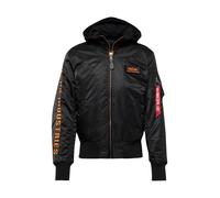 ALPHA INDUSTRIES Chaqueta de entretiempo 'MA-1' naranja / negro L naranja / negro