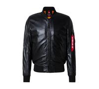 Alpha Industries MA-1 Leather Chaquetas de cuero Talla M - Negro