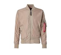ALPHA INDUSTRIES Chaqueta de entretiempo 'MA-1 TT' arena, Talla XL