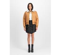 ALPHA INDUSTRIES Chaqueta de entretiempo marrón claro / blanco L EUR