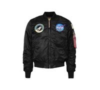 ALPHA INDUSTRIES MA-1 VF NASA Chaqueta bomber, Negro, M para Hombre