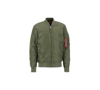 ALPHA INDUSTRIES Chaqueta de entretiempo verde / rojo S verde / rojo