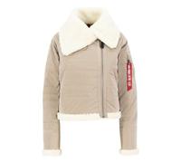 Alpha Industries Chaqueta de invierno B3 Puffer para mujer Vintage Sand