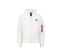 ALPHA INDUSTRIES Chaqueta de entretiempo 'MA-1 ZH' negro / blanco S negro / blanco