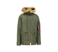 ALPHA INDUSTRIES N3B VF 59 Abrigo, Verde (Sage-Green 01), S para Hombre