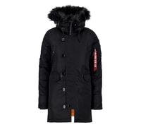 Alpha Industries Chaqueta de invierno N3B VF 59 para mujer Black/Black