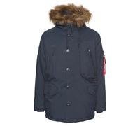 ALPHA INDUSTRIES Chaqueta de invierno 'Polar' azul noche / mezcla de colores S azul noche / mezcla de colores