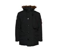 Alpha Industries Polar Jacket Parka, Negro (Black), L para Hombre