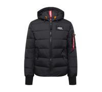 ALPHA INDUSTRIES Hooded Alpha FD Chaqueta, Negro (Black/Red-94), XL para Hombre