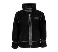 Alpha Industries - Chaqueta Teddy Sherpa Negra con Cuello Alto - Jackets - Hombre - Negro - S -