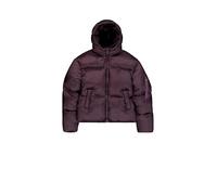 Alpha Industries Cloud Puffer Chaqueta bomber para mujer Plum XS