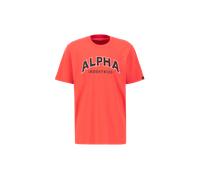 Alpha Industries College T-Shirt Camisetas Talla S - Rojo