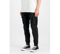 ALPHA INDUSTRIES Pantalón cargo negro, Talla 35-36