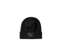 ALPHA INDUSTRIES Gorra negro / blanco, Talla 55-60