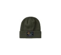 Alpha Industries Crew Beanie Sombreros Talla onesize - Verde oscuro