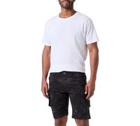 ALPHA INDUSTRIES Crew Camo Pantalones Cortos, Multicolor (Black Camo-125), 34 para Hombre