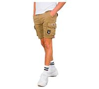 ALPHA INDUSTRIES Crew Patch Pantalones Cortos, Hombre, Beige (Sand - 14), 30