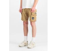 Alpha Industries Crew Patch Shorts Pantalones cortos Talla 38 - Beige