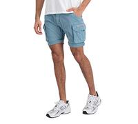 ALPHA INDUSTRIES Crew Short Chaqueta, Greyblue, 38 Unisex Adulto