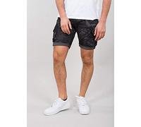 Alpha Industries Camo Crew Shorts Pantalones cortos Talla 34 - Camuflaje negro