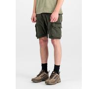 Alpha Industries Crew Slim Shorts Pantalones cortos Talla 32 - Gris oscuro