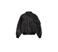 Alpha Industries CWU-36/P Leather UV Loose Chaquetas de cuero Talla XL - Negro