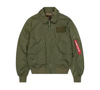 Alpha Industries - CWU 36/P TT Light Bomber Jacket - Jackets - Hombre - Verde - S -