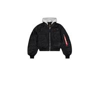 Alpha Industries Cwu-45/P Hooded Bomber Chaqueta Mujer (Pack de 1)