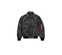 Alpha Industries CWU-45/P Leather Heritage Chaquetas bomber Talla S - Negro