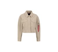 Alpha Industries Deck Cropped Chaquetas Talla S - Beige