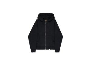 Alpha Industries Distressed Knit Hooded Jacket Punto Talla S - Negro