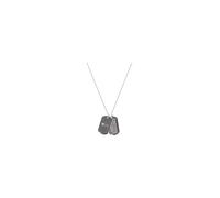 Alpha Industries Dog Tag Collar Silver One Size