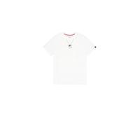 Alpha Industries Dog-Tag T-Shirt para Hombre White XS