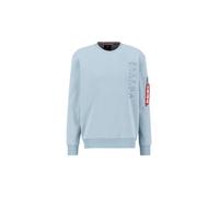 Alpha Industries Embroidery Sweatshirt Sudaderas y sudaderas con capucha Talla L - Gris azul