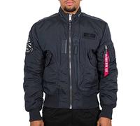 ALPHA INDUSTRIES Engine Chaqueta, Azul (Rep.Blue-07), M para Hombre
