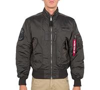 ALPHA INDUSTRIES Engine Chaqueta, Gris (Rep.Grey-04), S para Hombre