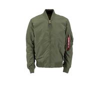 ALPHA INDUSTRIES Flight Jacket|MA-1 TT Chaqueta Bomber, Verde (Dark Green 257), XXL para Hombre