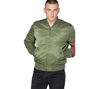 Alpha Industries Flight Jacket|MA-1 VF 59 Chaqueta Bomber, Verde (Sage Green 01), XXL para Hombre