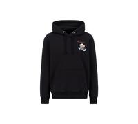 Alpha Industries Flying Buzz Small Logo Hoodie Sudaderas y sudaderas con capucha Talla M - Negro
