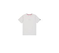Alpha Industries Foam ML T-Shirt para Hombre Pastel Grey XL