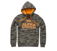 Alpha Industries Foam Print Sudaderas con capucha Woodl-Camo S